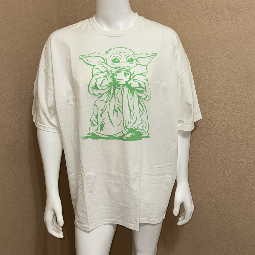 Star Wars Baby Yoda White T-shirt Women’s